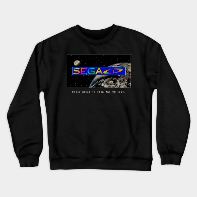 SEGA CD Boot Screen Logo III Crewneck Sweatshirt by MalcolmDesigns